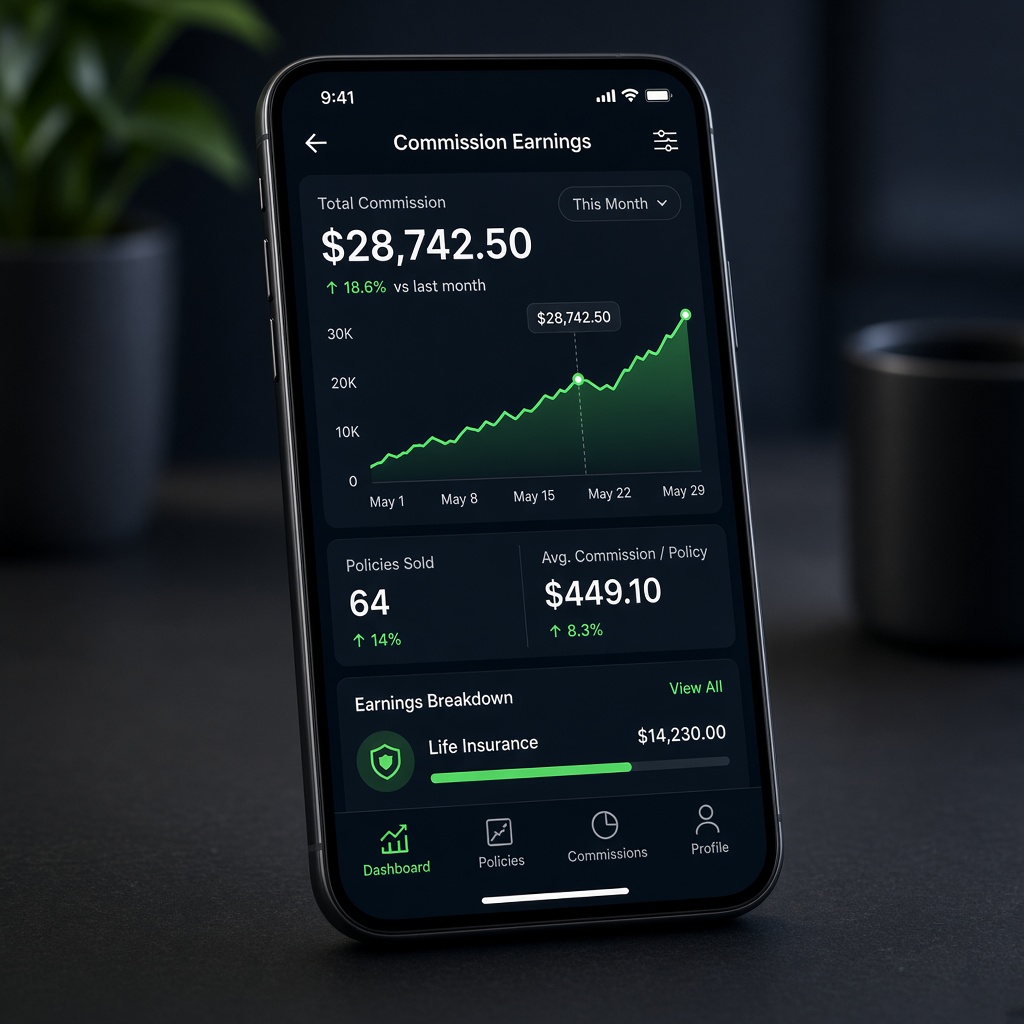 Earnings dashboard